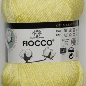 Cotone Fiocco Giallo Chiaro