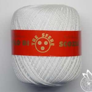 Cotone filo di Scozia Titolo 5 bianco