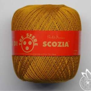 Cotone filo di Scozia Titolo 5 Senape