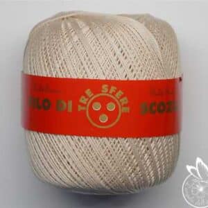 Cotone filo di Scozia Titolo 5 Panna