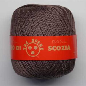 Cotone filo di Scozia Titolo 5 Marrone