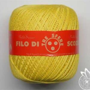 Cotone filo di Scozia Titolo 5 Giallo