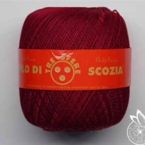 Cotone filo di Scozia Titolo 5 Bordeaux