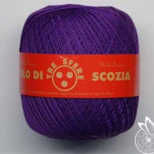 Cotone filo di Scozia Titolo 5 Viola