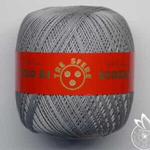 Cotone filo di Scozia Titolo 5 Grigio Perla