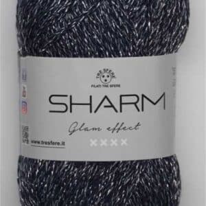 Cotone Sharm Blu - Argento