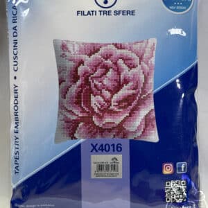 Cuscino kit mezzo punto Fiore 4016