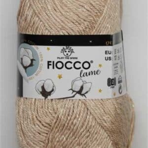 Cotone Fiocco Lamé Crema
