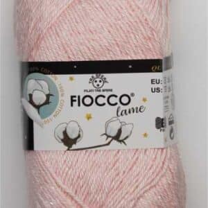 Cotone Fiocco Lamé Rosa Chiaro
