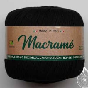 Macramé Barbante Nero