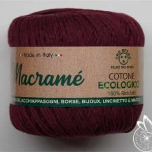Macramé Barbante Bordeaux