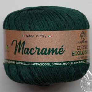 Macramé Barbante Verde Abete