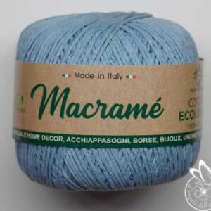 Macramé Barbante Azzurro