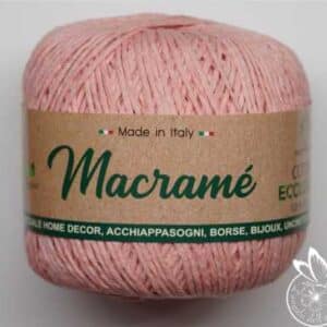 Macramé Barbante Rosa